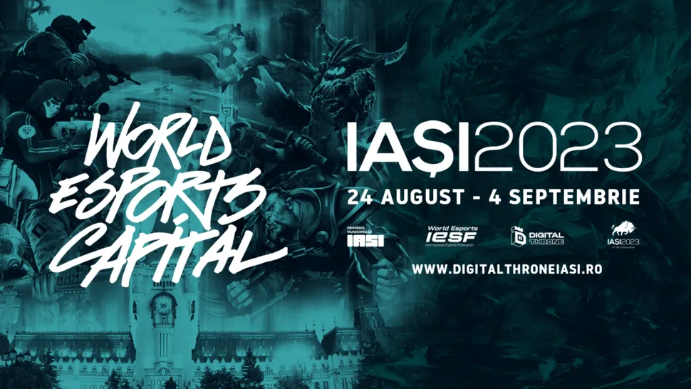 Orașul Iași va găzdui Campionatul Mondial de eSports din 2023