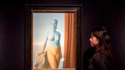 Un tablou celebru al lui Rene Magritte, scos la licitație la Paris