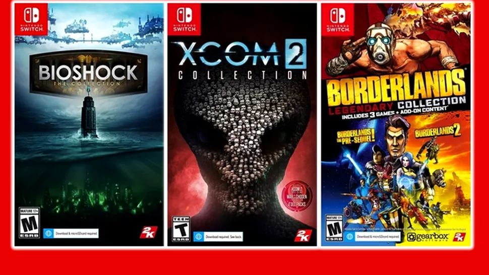 Seriile BioShock, Borderlands şi X-COM sosesc pe Nintendo Switch
