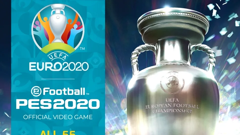UEFA EURO 2020 soseşte sub forma unui update gratuit pentru eFootball PES 2020