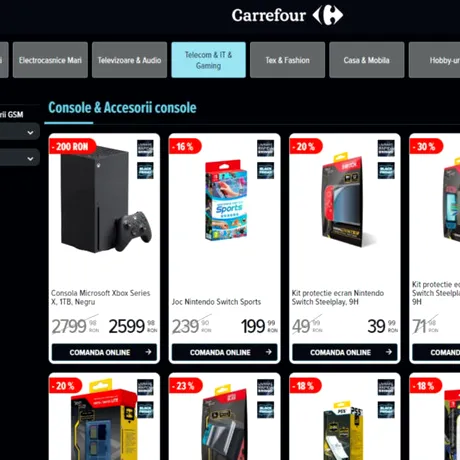 Black Friday 2022 la Carrefour: 5 produse de gaming care chiar au prețuri bune