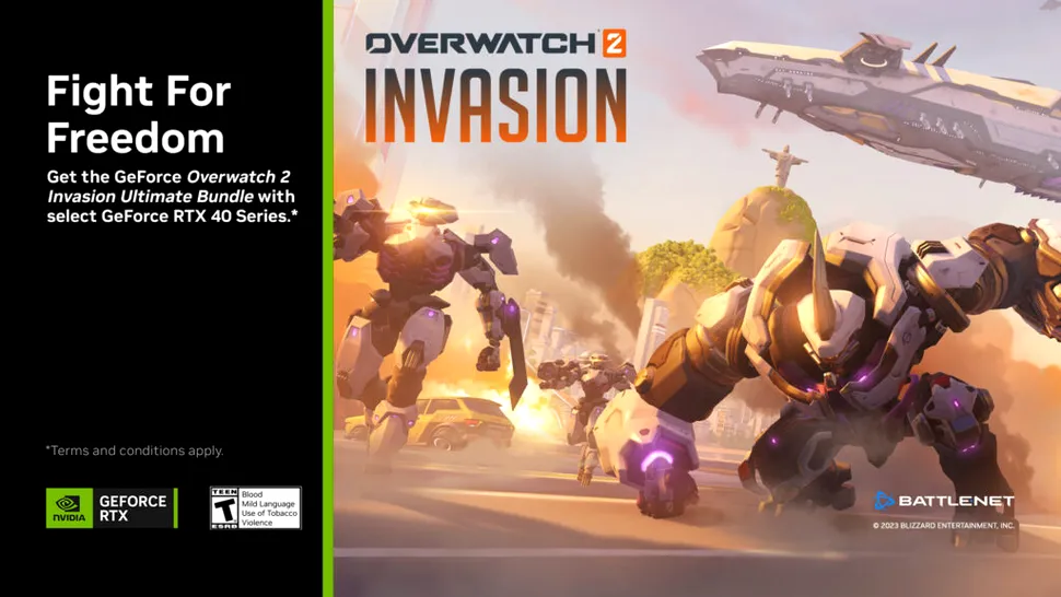 NVIDIA oferă un bundle ce include Overwatch 2: Invasion