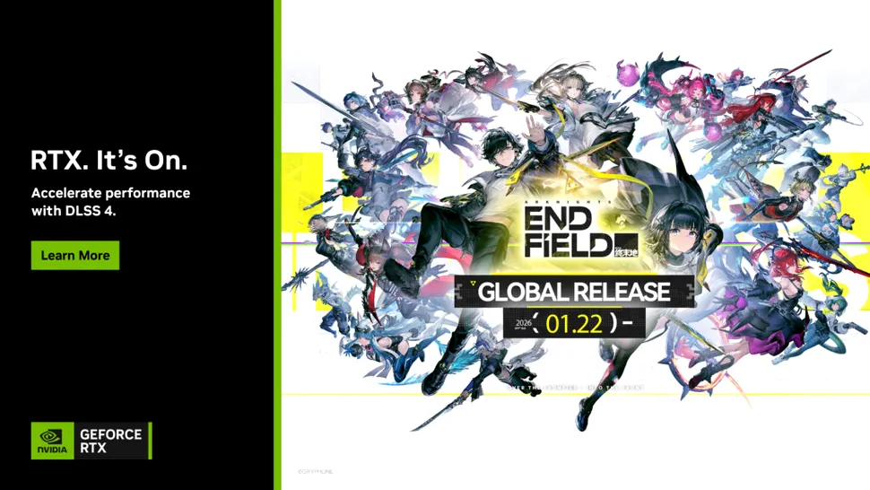 Arknights: Endfield se lansează cu suport pentru DLSS 4 și Multi Frame Generation