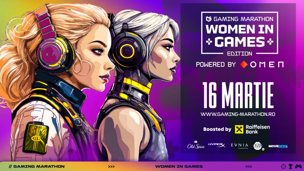 Gaming Marathon: ediția din martie este dedicată femeilor