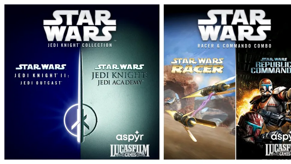 Star Wars revine cu două pachete de jocuri clasice