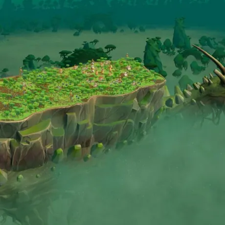 The Wandering Village, jocul în care construiești un sat pe spatele unei creaturi uriașe