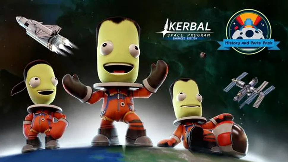 DLC-ul History and Parts este disponibil pentru Kerbal Space Program: Enhanced Edition