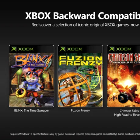 Xbox anunță programul de backward compatibility pentru PC: jocurile pentru console mai vechi vor putea fi rulate pe PC