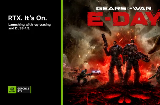 Gears of War: E-Day va include suport pentru Ray Tracing și NVIDIA DLSS 4.5