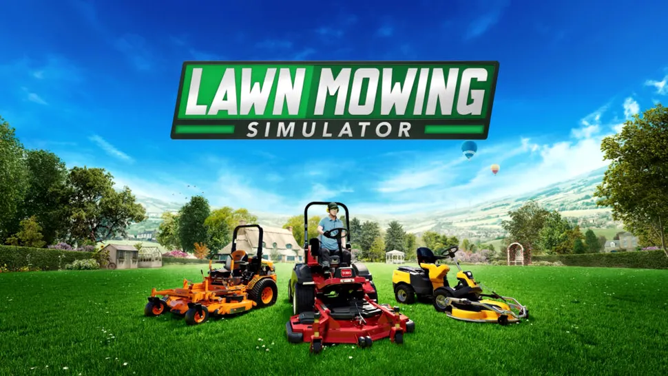 Lawn Mowing Simulator, joc gratuit oferit de Epic Games Store