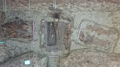 Descoperire rară în inima Tomisului: ce ascundeau mormintele romane de sub un șantier din Constanța