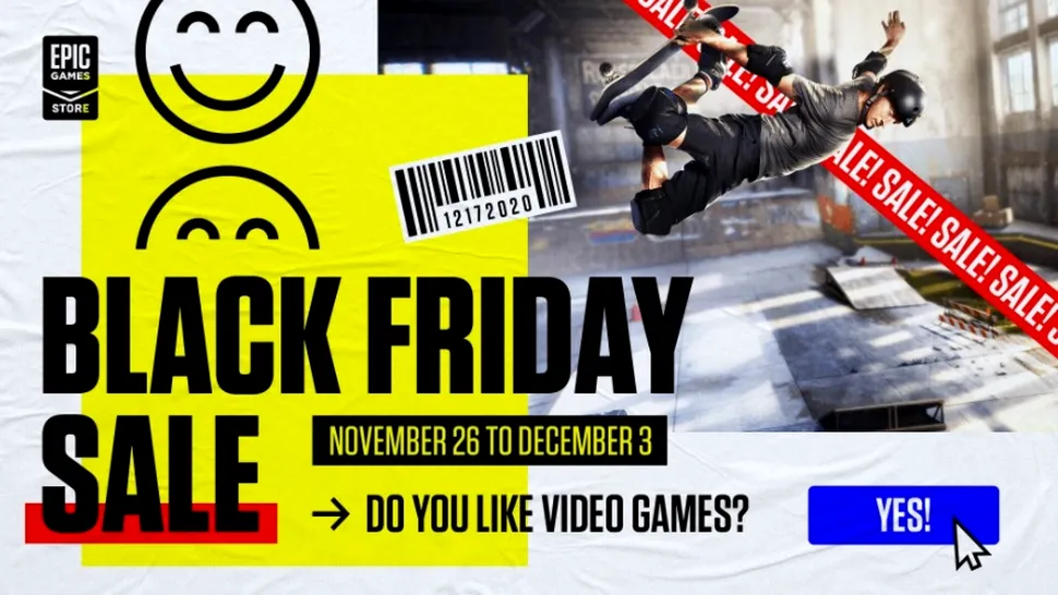 Reduceri de Black Friday pe Epic Games Store