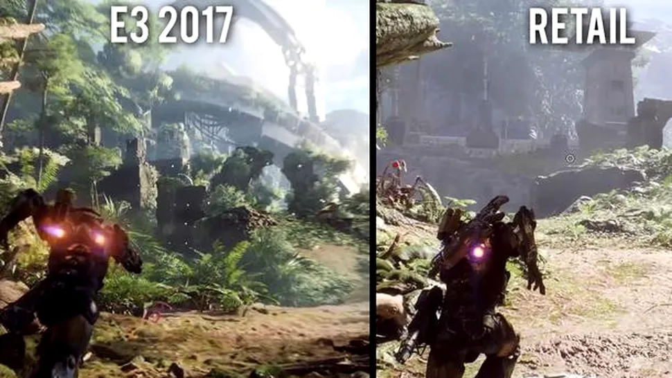 Anthem – downgrade grafic evident faţă de versiunea prezentată la E3 2017