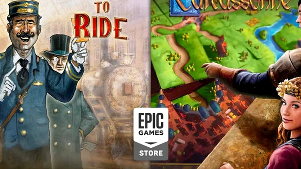 Carcassonne şi Ticket to Ride, jocuri gratuite oferite de Epic Games Store