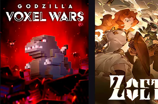 Godzilla Voxel Wars și Zoeti, jocuri gratuite oferite de Epic Games Store