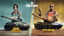Două legende ale jocurilor, Lara Croft și Duke Nukem, se alătură World of Tanks într-un Battle Pass special