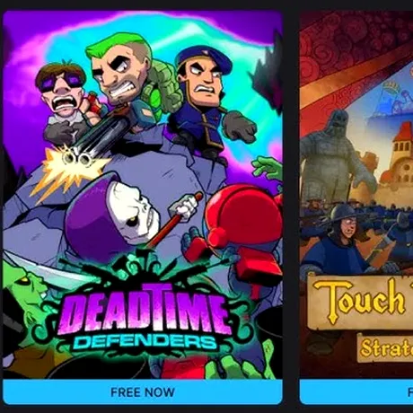 Deadtime Defenders și Touch Type Tale, jocuri gratuite oferite de Epic Games Store
