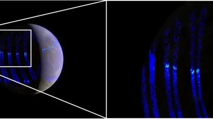 Aurorele de pe Ganymede arată ca aurora boreală a Pământului, dezvăluie o sondă NASA
