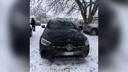 FOTO Un Mercedes-Benz GLC 220 d 4MATIC, căutat de autoritățile din Italia, descoperit de Poliția frontiera din Corabia / Specificațiile modelului estimat la 150.000 de lei