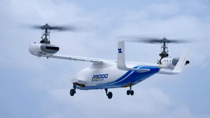 VIDEO Primul aparat de zbor tiltrotor din lume din clasa de 6 tone a realizat zborul inaugural