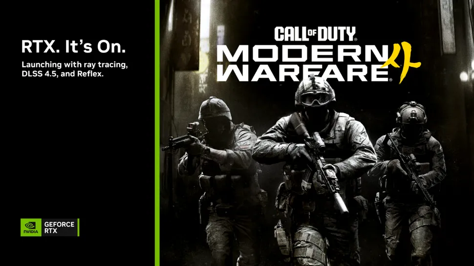 Call of Duty: Modern Warfare 4 se va lansa cu DLSS 4.5. Un nou driver GeForce Game Ready este disponibil