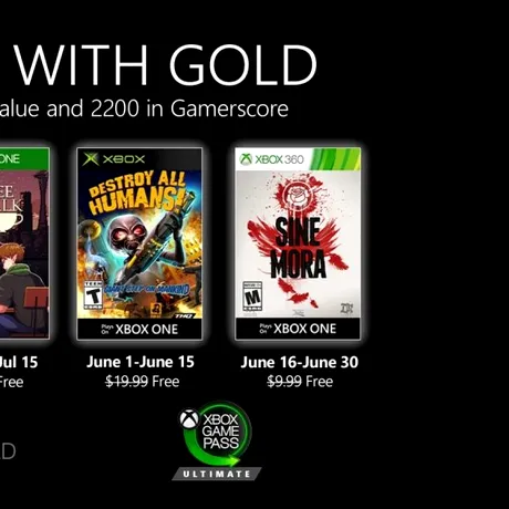 Jocurile gratuite pentru luna iunie 2020 la Xbox Live Gold