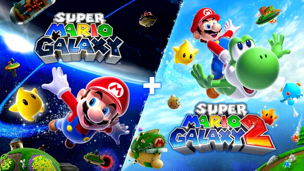 Super Mario Galaxy și Super Mario Galaxy 2 vor primi remasterizări pentru Nintendo Switch